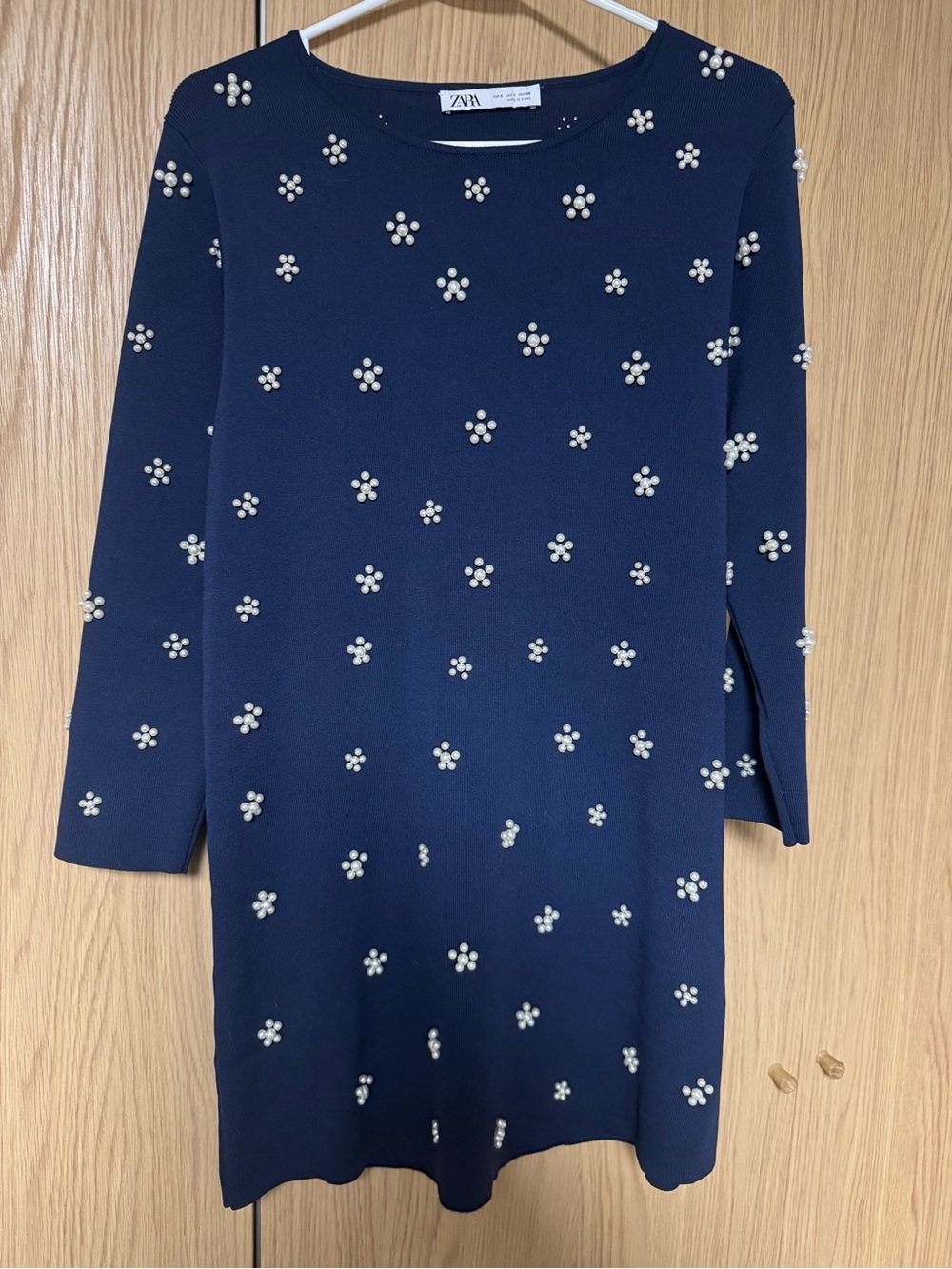 Zara Floral Pearl Mini Dress